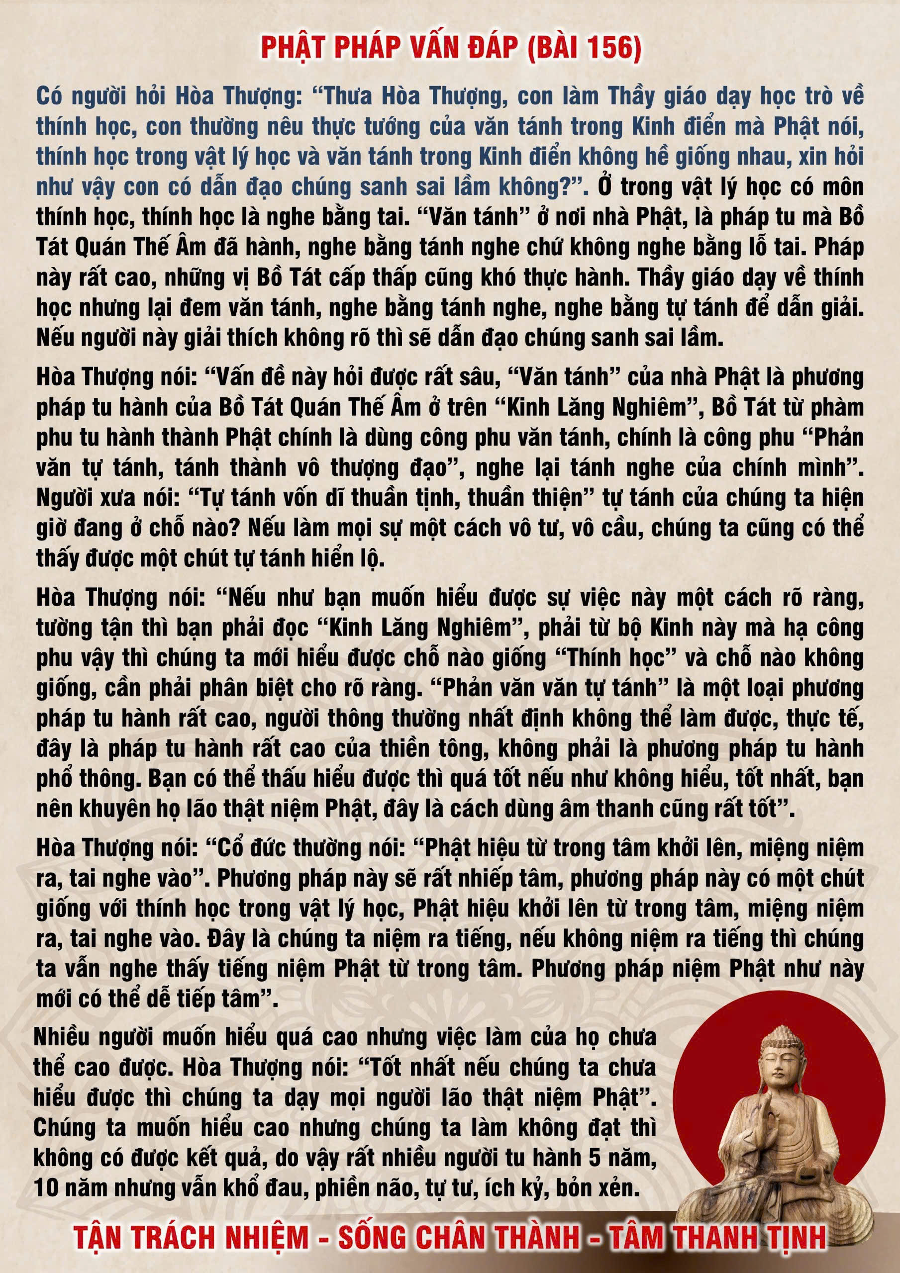 156 · Phật Pháp Vấn Đáp - 156